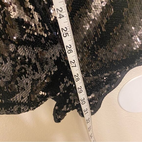 Glamour solo dance costume black sequin bikeatard leotard LA-Large adult - Picture 11 of 14